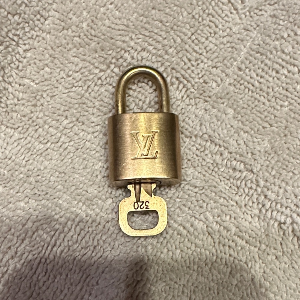 Louis Vuitton Brass Padlock with Key 320